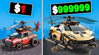 1 to 1000000 Helicopter Car in GTA 5 [upl. by Power779]