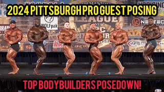 2024 Pittsburgh Pro Guest Posing  Derek Lunsford Nick Walker Samson Dauda Andrew Jacked  MORE [upl. by Nollid]