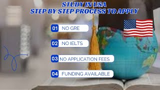 Step by step process to apply to this university in USA  No application fee  No GRE  Scholarships [upl. by Hightower]