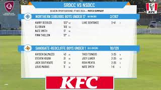 SandgateRedcliffe Boys Under 17 v Northern Suburbs Boys Under 17 [upl. by Domineca]