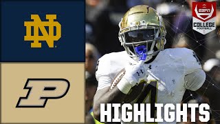 Notre Dame Fighting Irish vs Purdue Boilermakers  Full Game Highlights  ESPN College Football [upl. by Rifkin874]