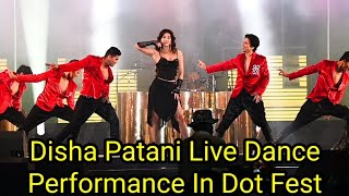 Disha Patani Live Dance Performance In Dot Fest Bhubaneswar  Odishalinks [upl. by Monahon]