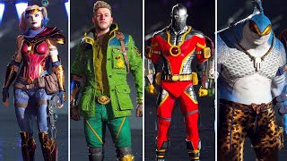 Suicide Squad Kill the Justice League  All Character Outfits and Skins [upl. by Petromilli]