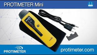 Intro to Protimeter Mini  Compact general purpose pintype meter for use with a range of materials [upl. by Etteuqram732]