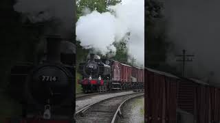 Pannier Tank 7714 auf der Keighley and Worth Valley Railway shorts [upl. by Davison861]