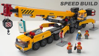 LEGO City 60409 Mobile Construction Crane Speed Build [upl. by Talanian163]