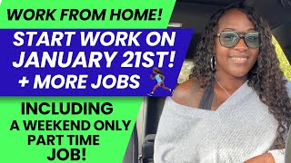 🙌🏾 START WORK ON JANUARY 21ST  A WEEKEND PART TIME JOB WORK FROM HOME JOBS 20242025 [upl. by Rew176]