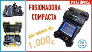 Mini Fusionadora compacta Fibra óptica [upl. by Aihtekal]