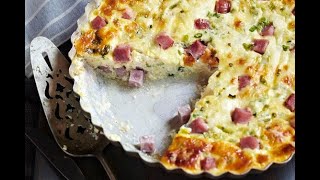 Recette de QUICHE  Jambon fromage [upl. by Gabriell791]