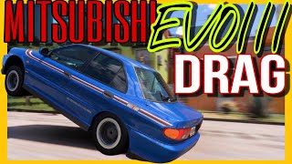 FORZA HORIZON 5  MITSUBISHI EVO 3 DRAG TUNE [upl. by Rior]