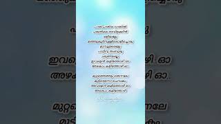 പാതി ചാരിയ വാതിൽ പഴുതിലെ✨💕chandrolsavammuttathethumthennalesonglyricsorunarupushpam [upl. by Lemaceon]