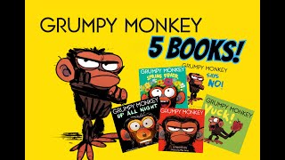 Kids Books Read Aloud  Grumpy Monkey Book Collection [upl. by Megargee233]