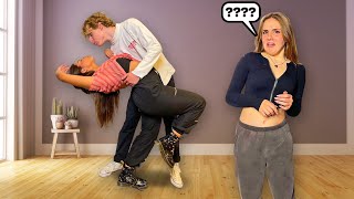 FLIRTY DANCE PRANK ON MY GIRLFRIEND she got mad Lev Cameron [upl. by Brigitte]