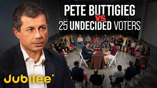 1 Politician vs 25 Undecided Voters Feat Pete Buttigieg  Surrounded [upl. by Aronson]