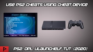 Cheat Device  How To Use Cheats For OPL PS2 Games Tutorial 2020 [upl. by Arel]