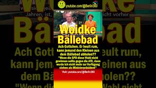 Brandenburgwahl2024 Brandenburg Ministerpräsident woidke Bällebad rbb Berndt SPD AfD ARD [upl. by Idnal820]