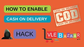 How toEnable COD on VLE Bazaar  cash on Delivery [upl. by Gisela]