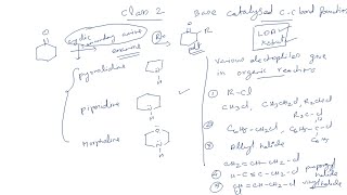 Base Catalysed CC Bond Formation  Class 2 StorkEnamine reaction [upl. by Lear932]