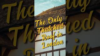 The one and only thatched roof in heart of London [upl. by Atekan]