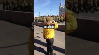 The Moment When a Little Girl Salutes the Soldiers [upl. by Wernher308]