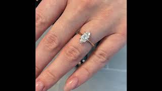 12 ct Marquise Diamond Solitaire Engagement Ring [upl. by Arleen]