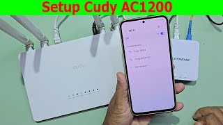 How to set up cudy ac1200 dual band router [upl. by Hayes]