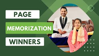 Page Memorization Winners  Arpan Sharma Classes [upl. by Adnilev635]