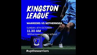 Hall Road Rangers Warriors V Withernsea AFC [upl. by Ahsaten]