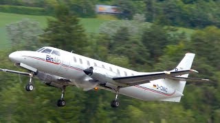 BinAir Fairchild Swearingen Metro 23 ✈ TakeOff at Bern [upl. by Magdalene]