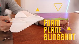 DIY Foam Airplane Slingshot EASY [upl. by Lash]