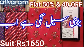 alkaram sale flat 50 OFF Rs 725 Only [upl. by Ivo684]