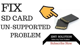 SD Card Unsupported Problem How to Fix in phone [upl. by Blanka]