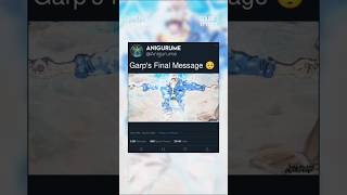 One piece episode 1122  EditAmv  Garps final message onepiece garp koby shorts [upl. by Duky]