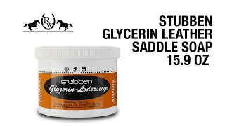 Stubben Glycerin Leather Saddle Soap [upl. by Zehc94]