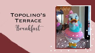 Topolinos Terrace Breakfast and a Quick Tour of Disneys Riviera Resort [upl. by Iila482]