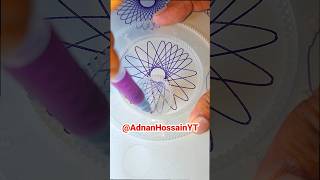 purple color white spirograph drawing asmr [upl. by Domingo944]