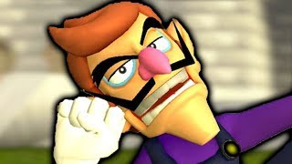 daddy waluigi help me beat Baldis Basics [upl. by Fabi]