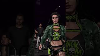 Saraya enters the ring in WWE2K23 [upl. by Nappy476]