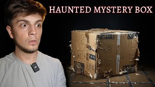 OPENING A HAUNTED MYSTERY BOX IN HAUNTED FOREST Gone Wrong 3AM VERY SCARY [upl. by Agace]