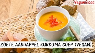 ZOETE AARDAPPEL KURKUMA SOEP MET CITROEN VEGAN [upl. by Lielos]