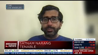 Tenable Senior Staff Research Engineer discusses global tech outage on CNBC [upl. by Sevy66]