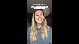 German Grammar A2  When to use diese dieses diesen or diesem [upl. by Girardo750]