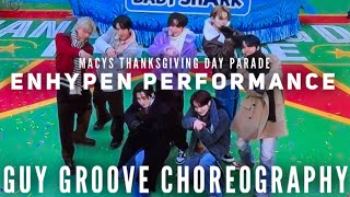 2023 Macys Thanksgiving Day Parade  Enhypen Performance  GuyGroove Choreography [upl. by Cheryl643]