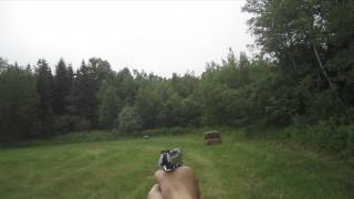 40 Caliber Taurus Pistol Target Shooting  Firing Taurus 40 Caliber Pistol From POV Camera [upl. by Reivazx]