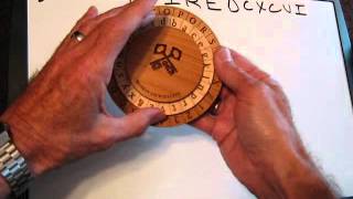 How to Use the Alberti Cipher Disk device with Method 2 [upl. by Aimekahs]