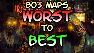 BO3 ZOMBIES MAPS RANKED FROM WORST TO BEST [upl. by Standice]