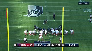 Blocked FG turned TD for the win FordWheaton races to glory after scoop in Seattl [upl. by Abbye]