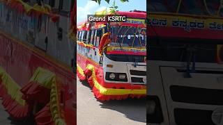 Grand KSRTC karanataka ksrtc ksrtcmassentry bus kannada uttarkannadahonnali [upl. by Clemmie]