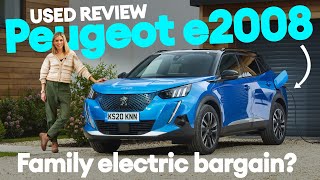 USED REVIEW Peugeot e2008 The right family electric car for you [upl. by Lenad]