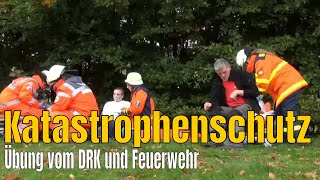 Katastrophenschutz und Rettungsdienst  DRK Übung zum Katastrophenschutz [upl. by Basir491]